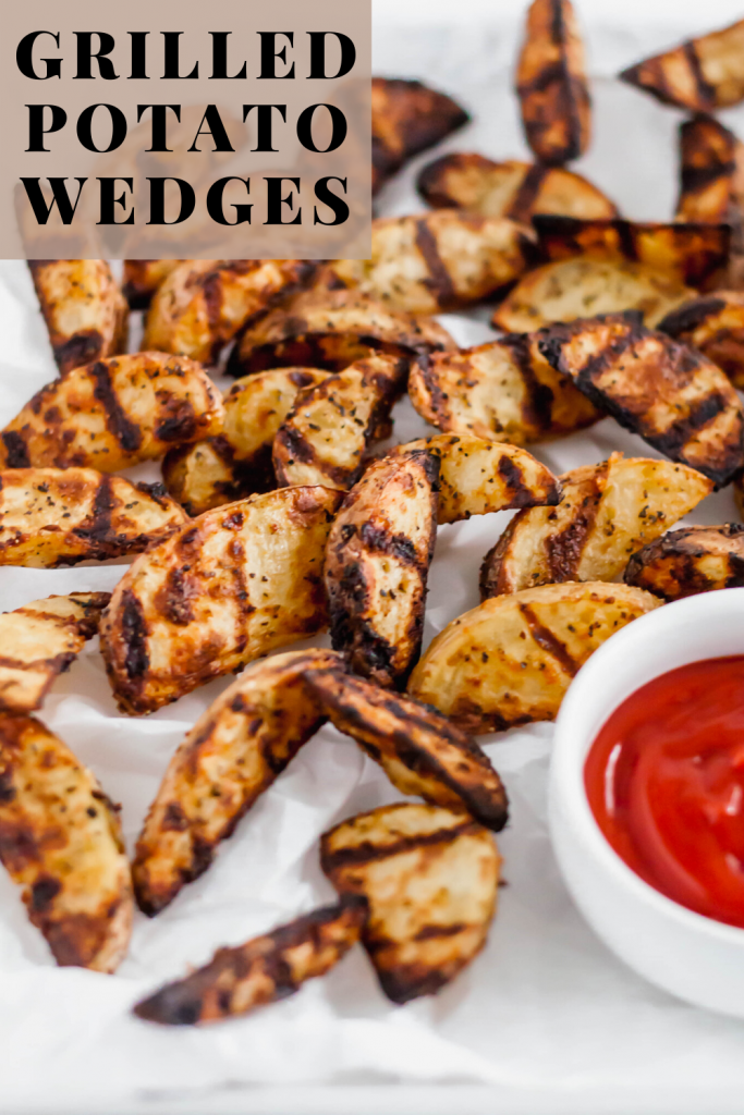 Grilled Potato Wedges are the perfect summer side dish. Done in less than 30 minutes and packed with chargrilled flavor. Great with burgers and chicken.