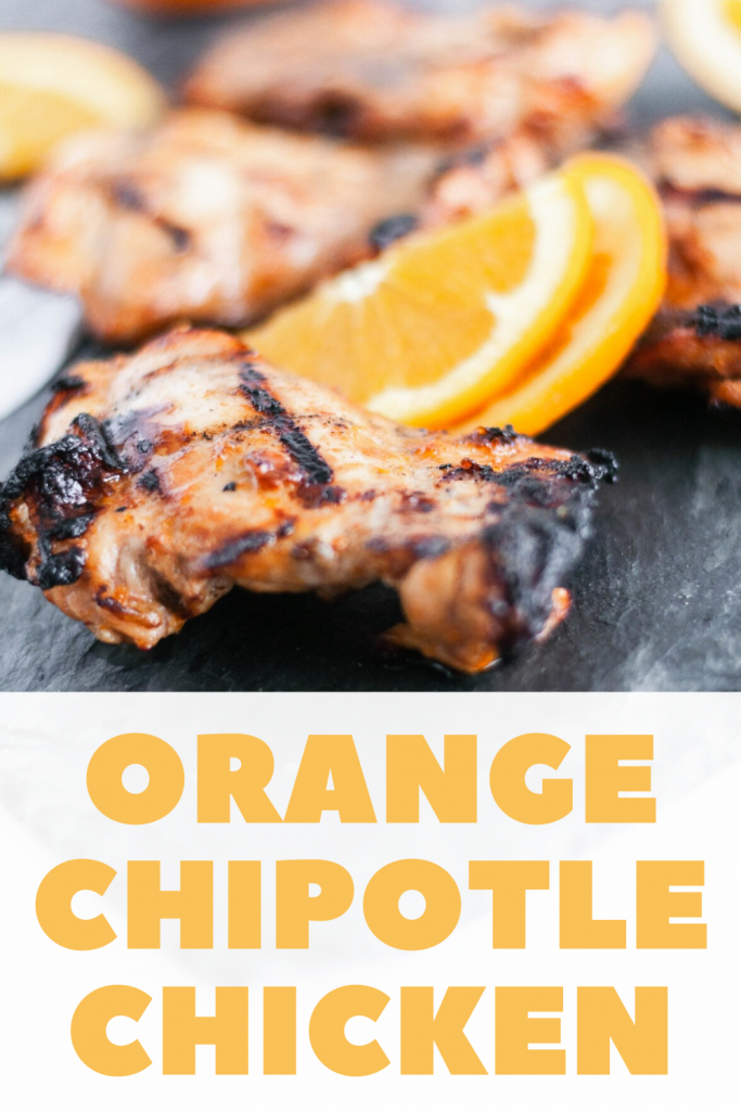 This super simple, 5 ingredient Orange Chipotle Chicken will make weeknight dinners a snap. Fresh orange and spicy chipotle marry together for the yummiest marinade.