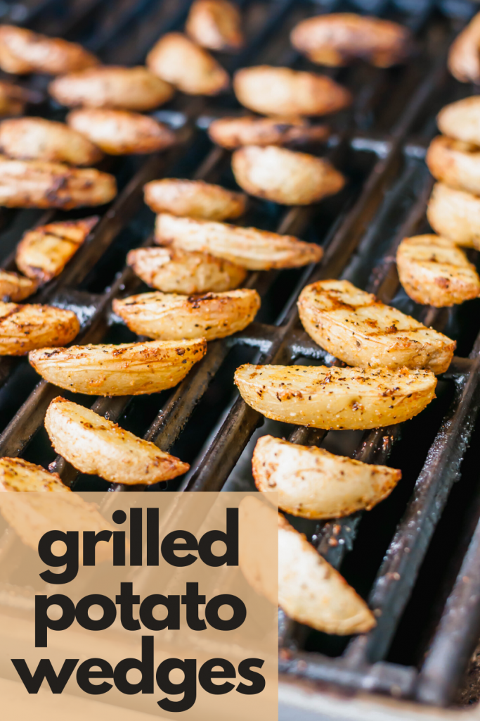 Grilled Potato Wedges are the perfect summer side dish. Done in less than 30 minutes and packed with chargrilled flavor. Great with burgers and chicken.