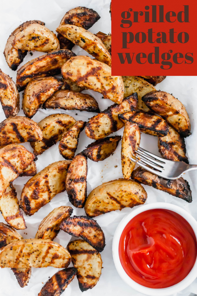 Grilled Potato Wedges are the perfect summer side dish. Done in less than 30 minutes and packed with chargrilled flavor. Great with burgers and chicken.