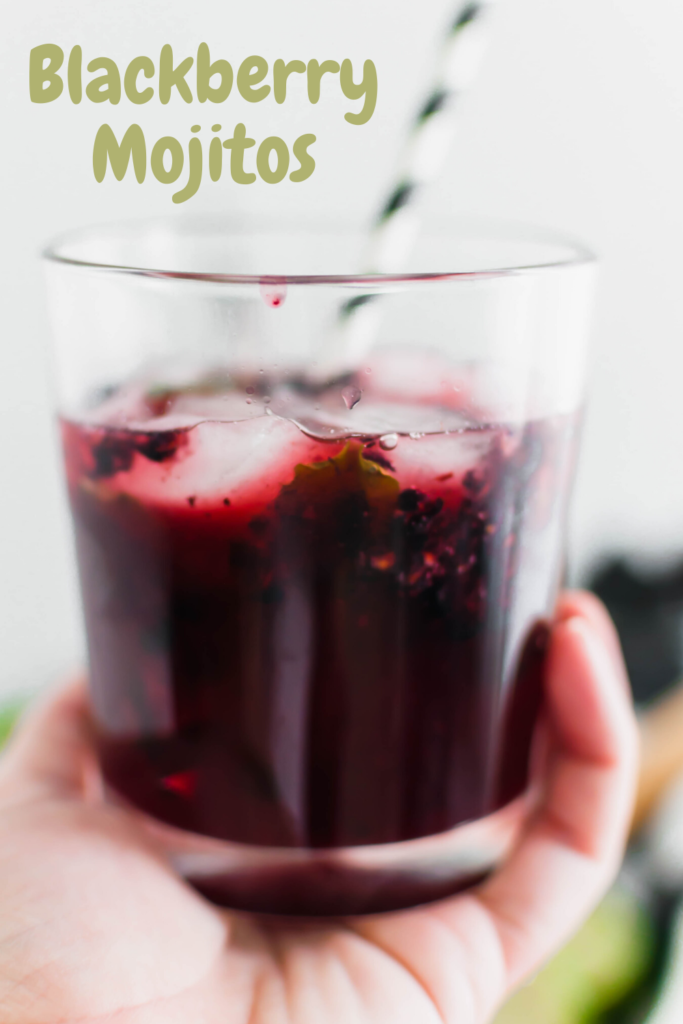 These Blackberry Mojitos will quickly become the drink of summer. An easy blackberry simple syrup and all the classic mojito ingredients are all you need for this refreshing cocktail.