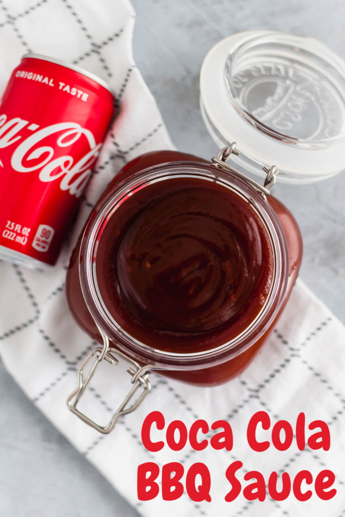 This Coca Cola BBQ Sauce is simple to make and packed with sweet and tangy flavors. Perfect for all your summer grilling.