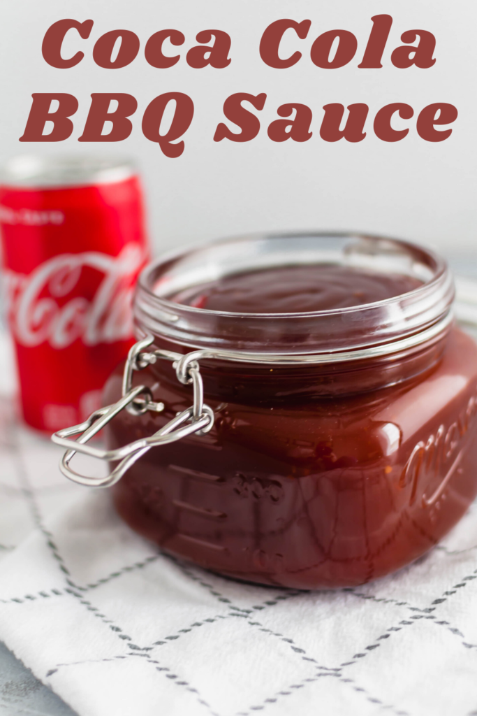 This Coca Cola BBQ Sauce is simple to make and packed with sweet and tangy flavors. Perfect for all your summer grilling.