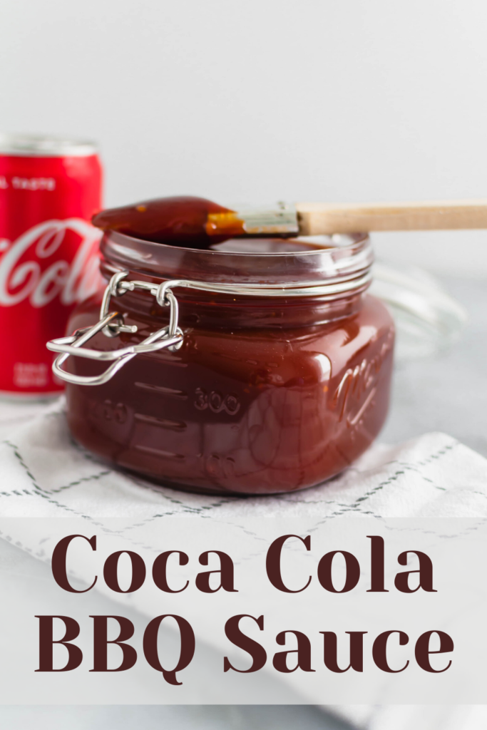 This Coca Cola BBQ Sauce is simple to make and packed with sweet and tangy flavors. Perfect for all your summer grilling.