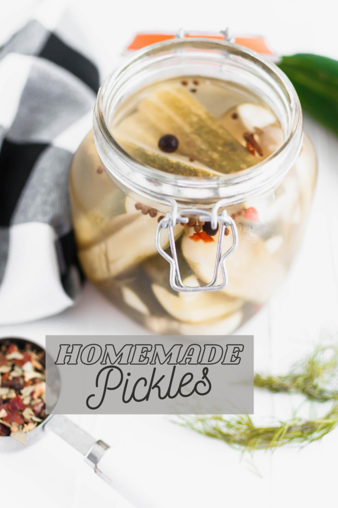 Homemade pickles are super simple to make with just a few ingredients. These taste just like the favorite Claussen's.