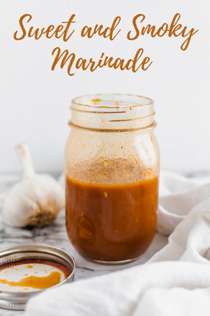 This Sweet and Smoky Marinade is perfect all summer long. Common ingredients, easy preparation and tons of flavor. Great on chicken, pork and beef.