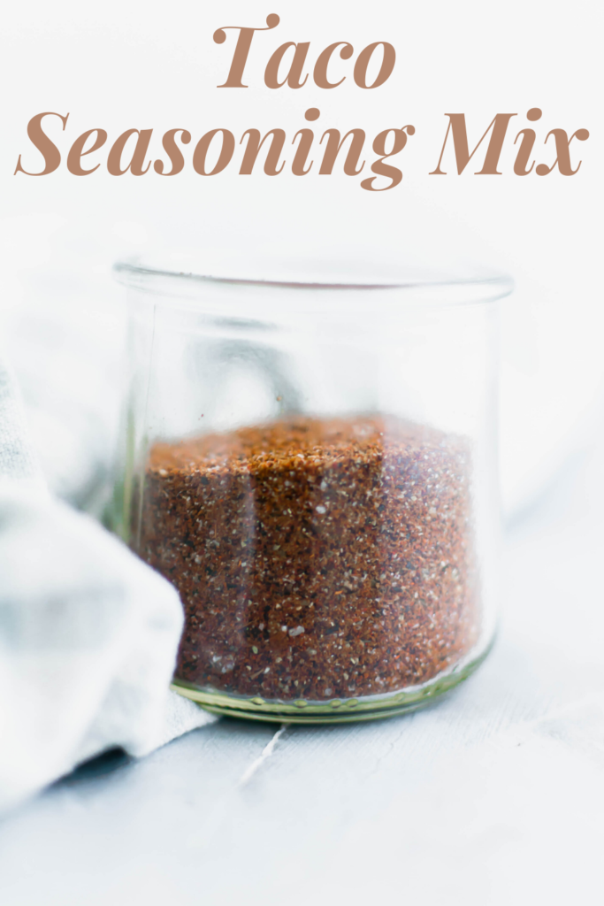 It is so easy to make your own Taco Seasoning Mix at home with simple, common spices. You can control the salt and spice level too.