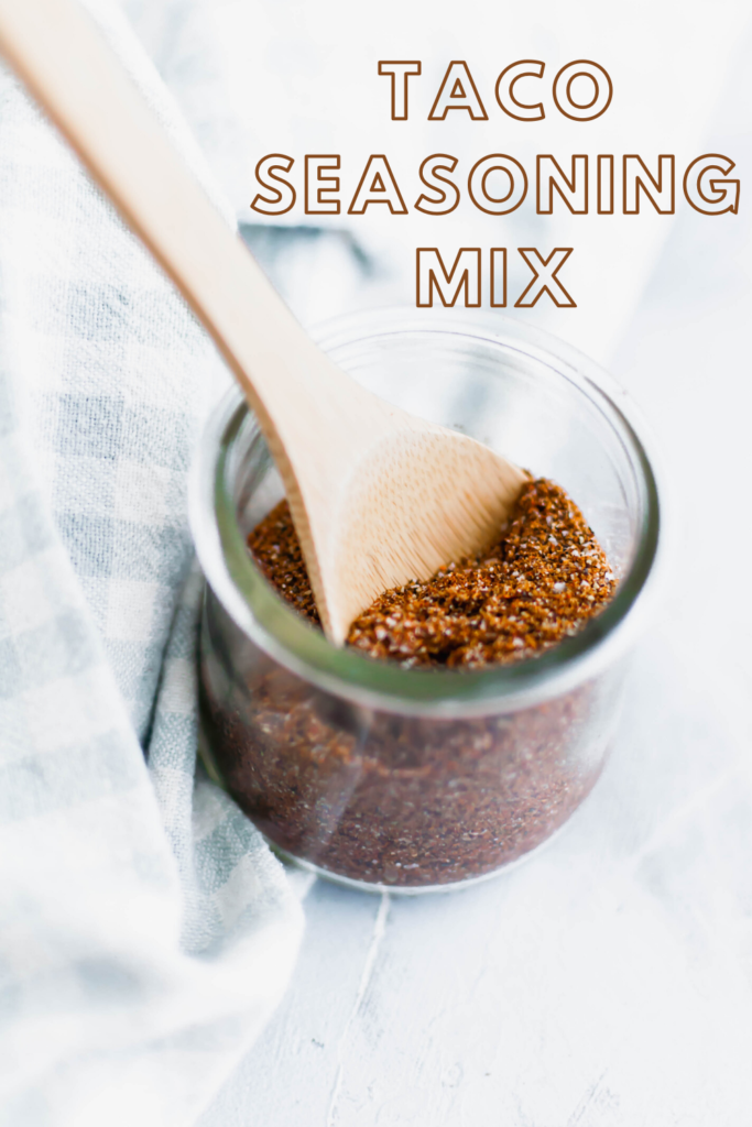 It is so easy to make your own Taco Seasoning Mix at home with simple, common spices. You can control the salt and spice level too.