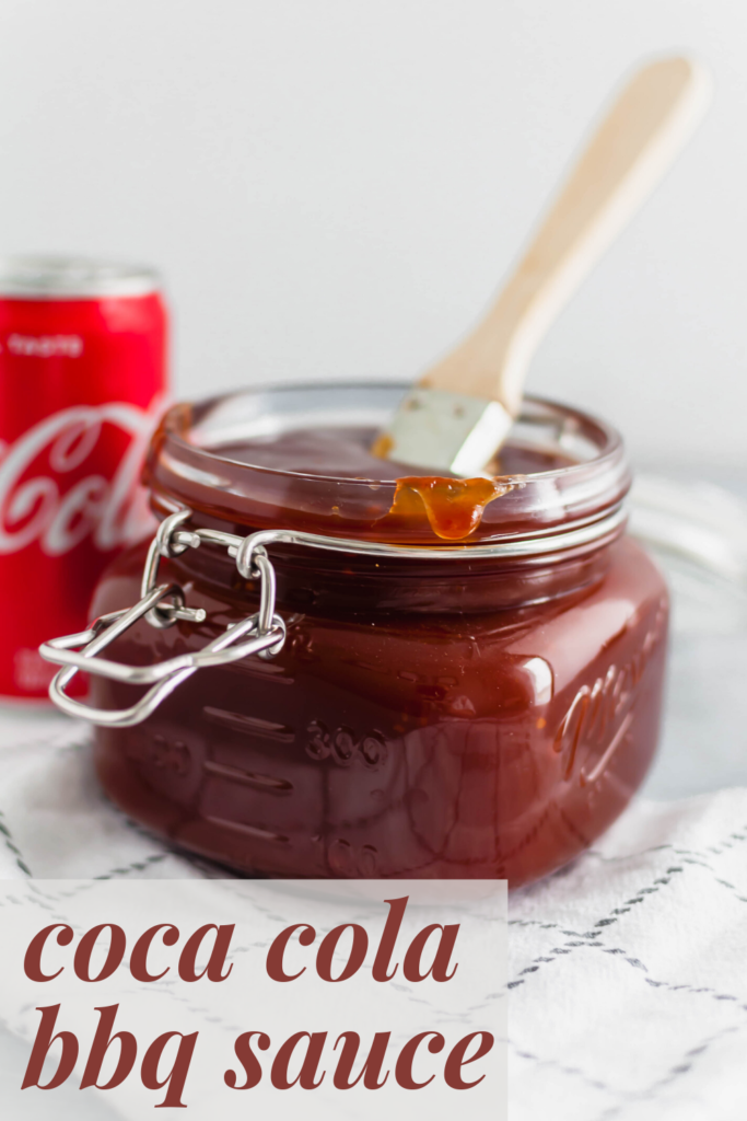 This Coca Cola BBQ Sauce is simple to make and packed with sweet and tangy flavors. Perfect for all your summer grilling.