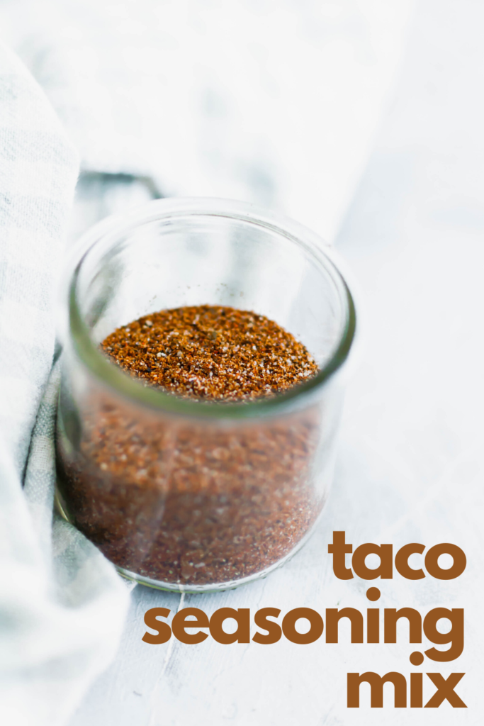 It is so easy to make your own Taco Seasoning Mix at home with simple, common spices. You can control the salt and spice level too.