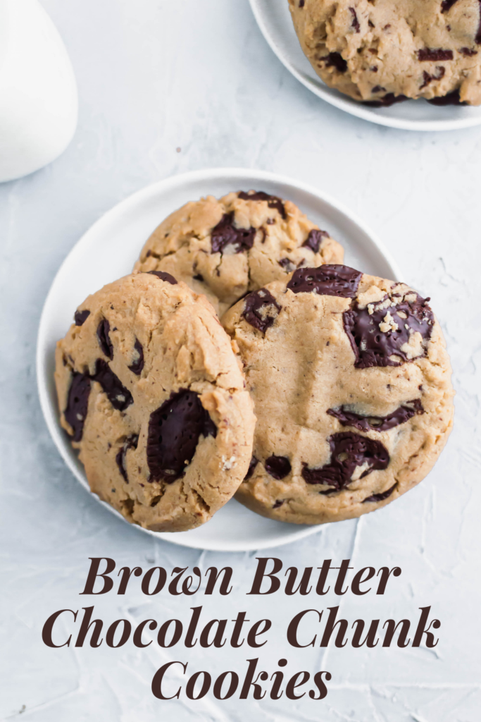 Get ready for the most flavorful cookies. These Brown Butter Chocolate Chip Cookies are the perfect chewy texture with a rich, nutty flavor from the brown butter. Perfect for all your holiday baking.