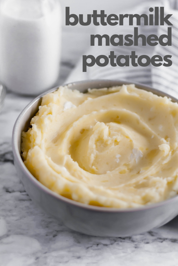 The holidays are right around the corner. These Buttermilk Mashed Potatoes are the perfect addition to your holiday table. Super creamy, a little tangy and totally delicious.