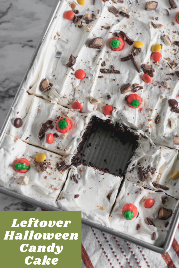 If you’re wondering what to do with all that leftover Halloween candy (besides eat it), look no further. This Leftover Halloween Candy Cake is a simple and super decadent way to take care of your problem.