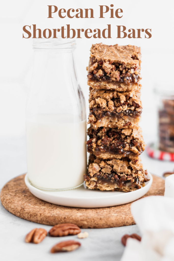 These Pecan Pie Shortbread Bars are the only dessert you'll need this Thanksgiving. Brown butter pecan shortbread is topped with homemade pecan pie filling to create incredibly rich and delicious bars that are so much better than pie.