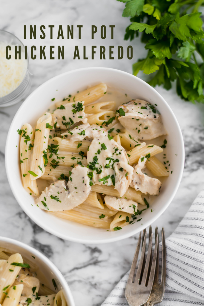 Get a family favorite on the table in less than 30 minutes. Instant Pot Chicken Alfredo is simple, quick and delicious.