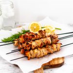 Lemon Dill Chicken Skewers are super simple weeknight meal to throw on the grill. Chicken marinated in lemon juice and zest, fresh dill, garlic, salt and pepper. Packed full of citrusy flavor.
