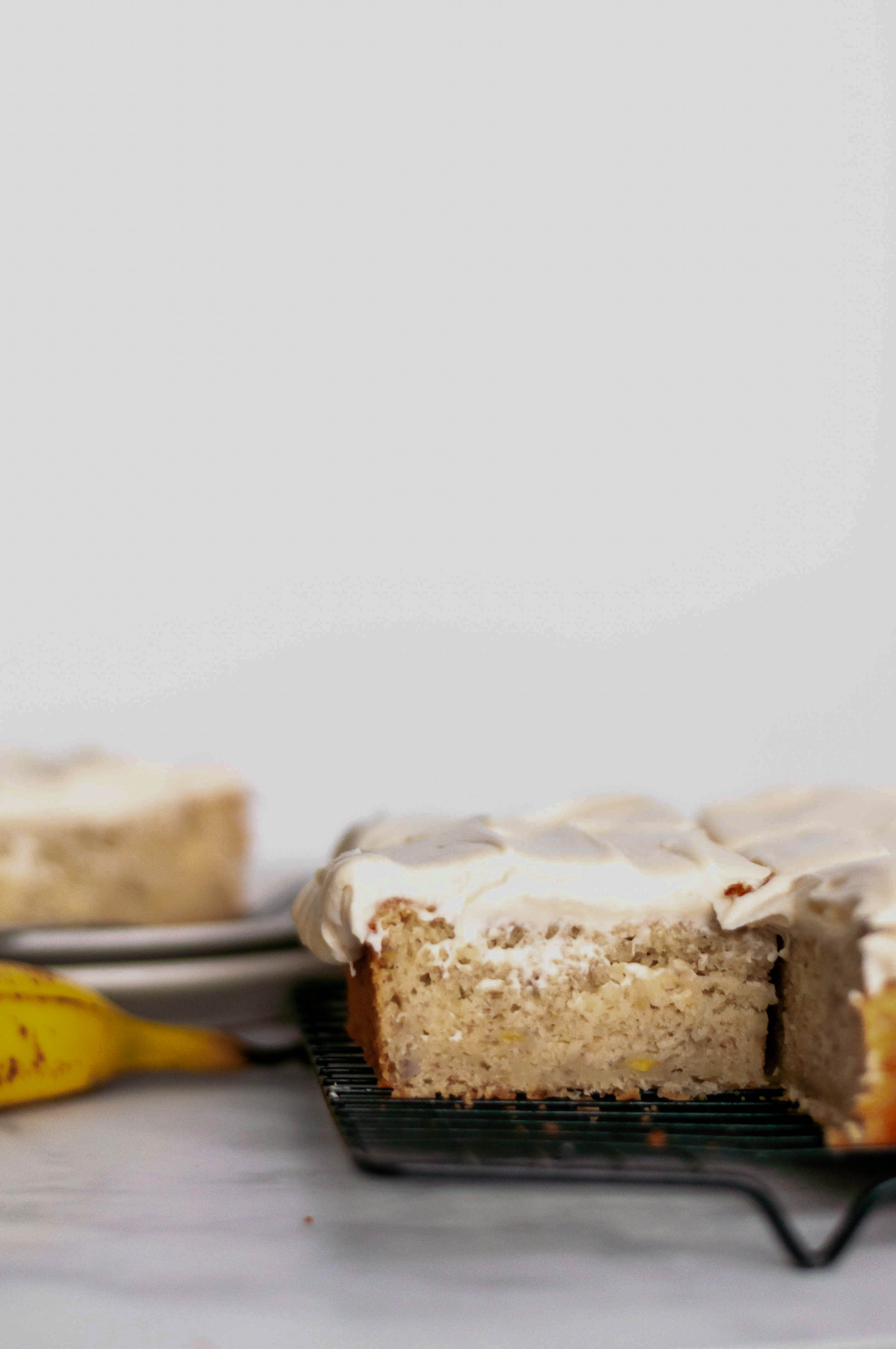 Have a handful of speckled bananas lying around? Grab them and make this super moist, totally incredible banana cake with them immediately. 