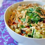 This Asian Chicken Salad with Chili Lime and Peanut Dressings is the ultimate salad. The combination of dressings along with the crunchy salad creates the most delicious summer dinner.
