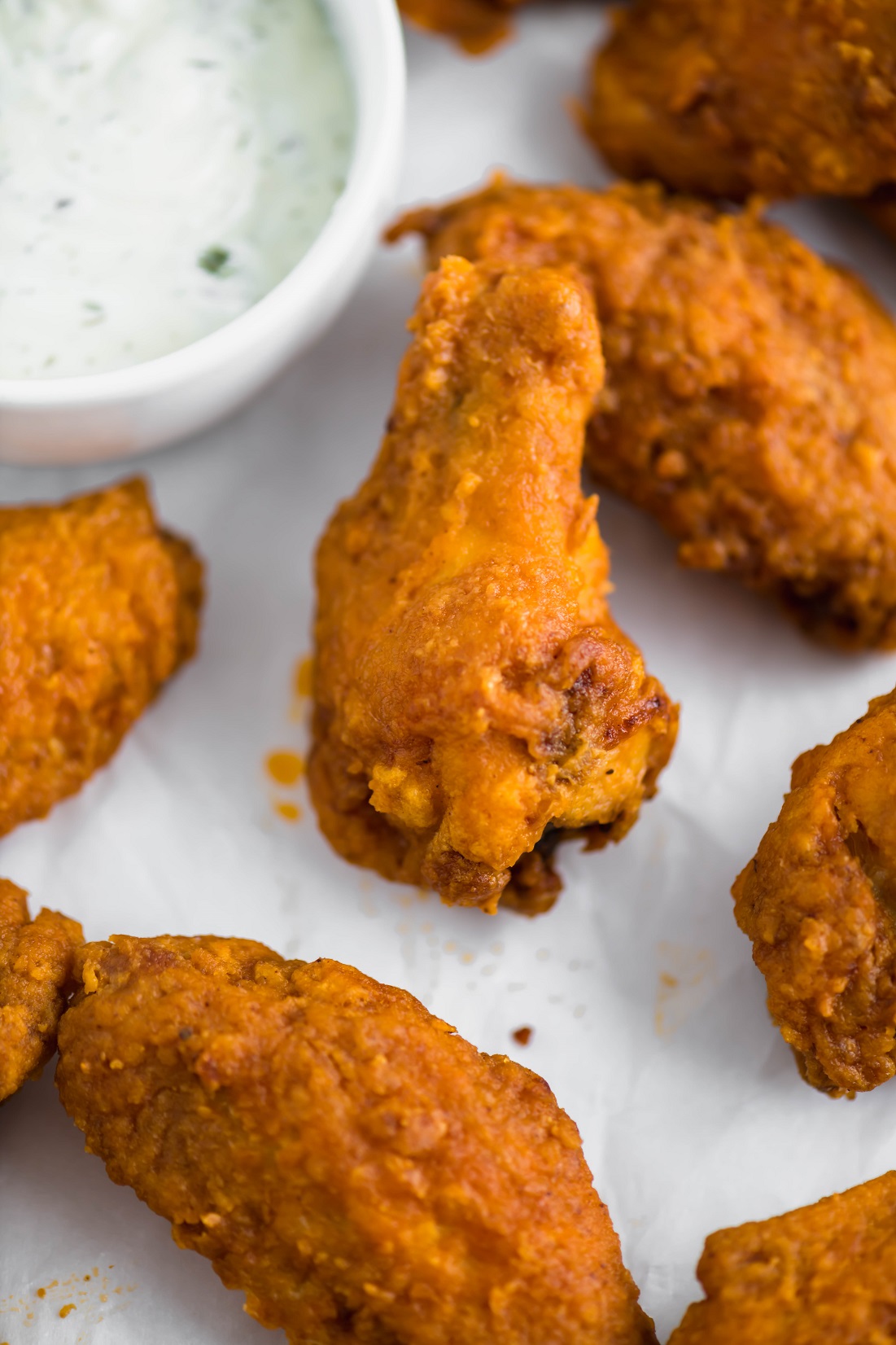 These Copycat Hooters Buffalo Wings are just what you need for the big game. Super crispy with the best buffalo sauce.