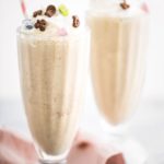 This Chocolate Lucky Charms Milkshake tastes like cereal milk in ice cream form. The best way to celebrate St. Patrick's Day.