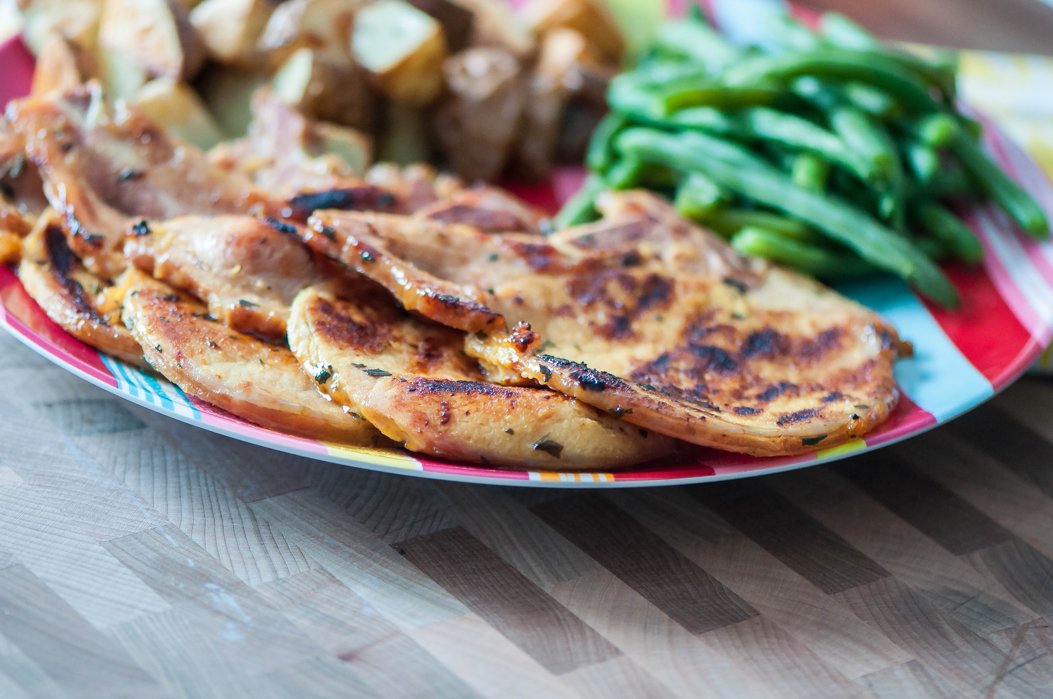 Herbed Honey Mustard Pork Chops