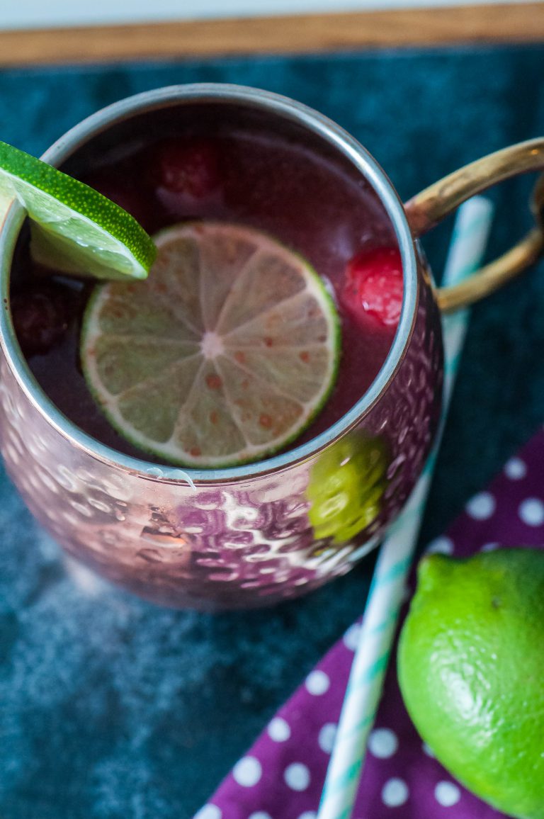 Cherry Moscow Mule Meg's Everyday Indulgence