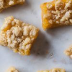 Lemon Curd Shortbread Crumb Bars are made using Bob's Red Mill Unbleached White All-Purpose Organic Flour and are perfect for Spring baking.