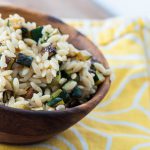 Roasted Zucchini Orzo Salad