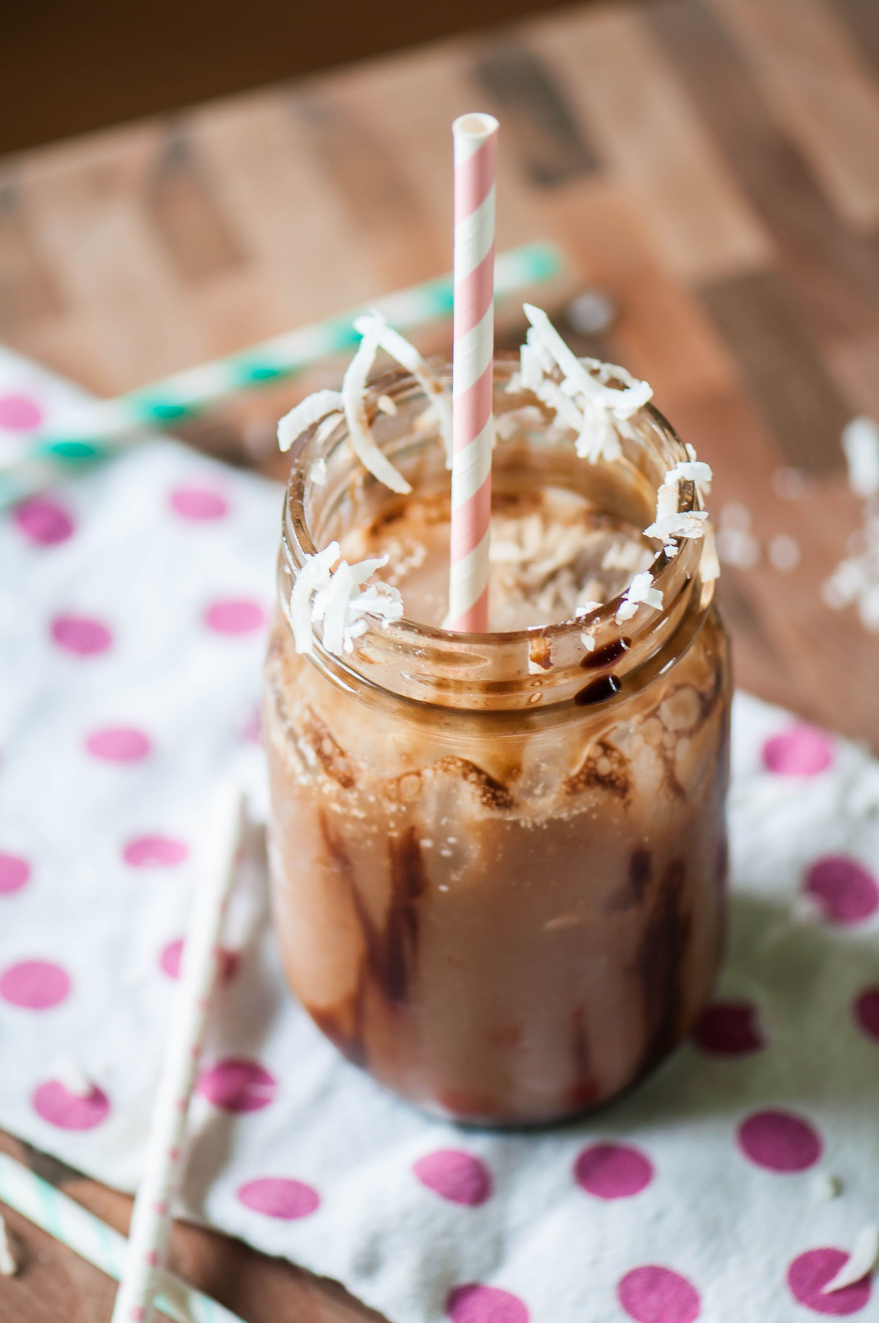 Almond Joy Iced Coffee