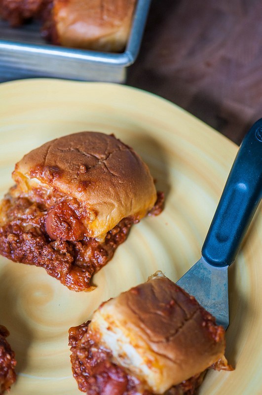 Chili Cheese Dog Sliders Meg's Everyday Indulgence