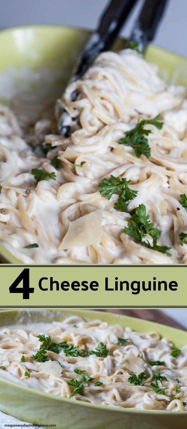 4 Cheese Linguine Meg's Everyday Indulgence