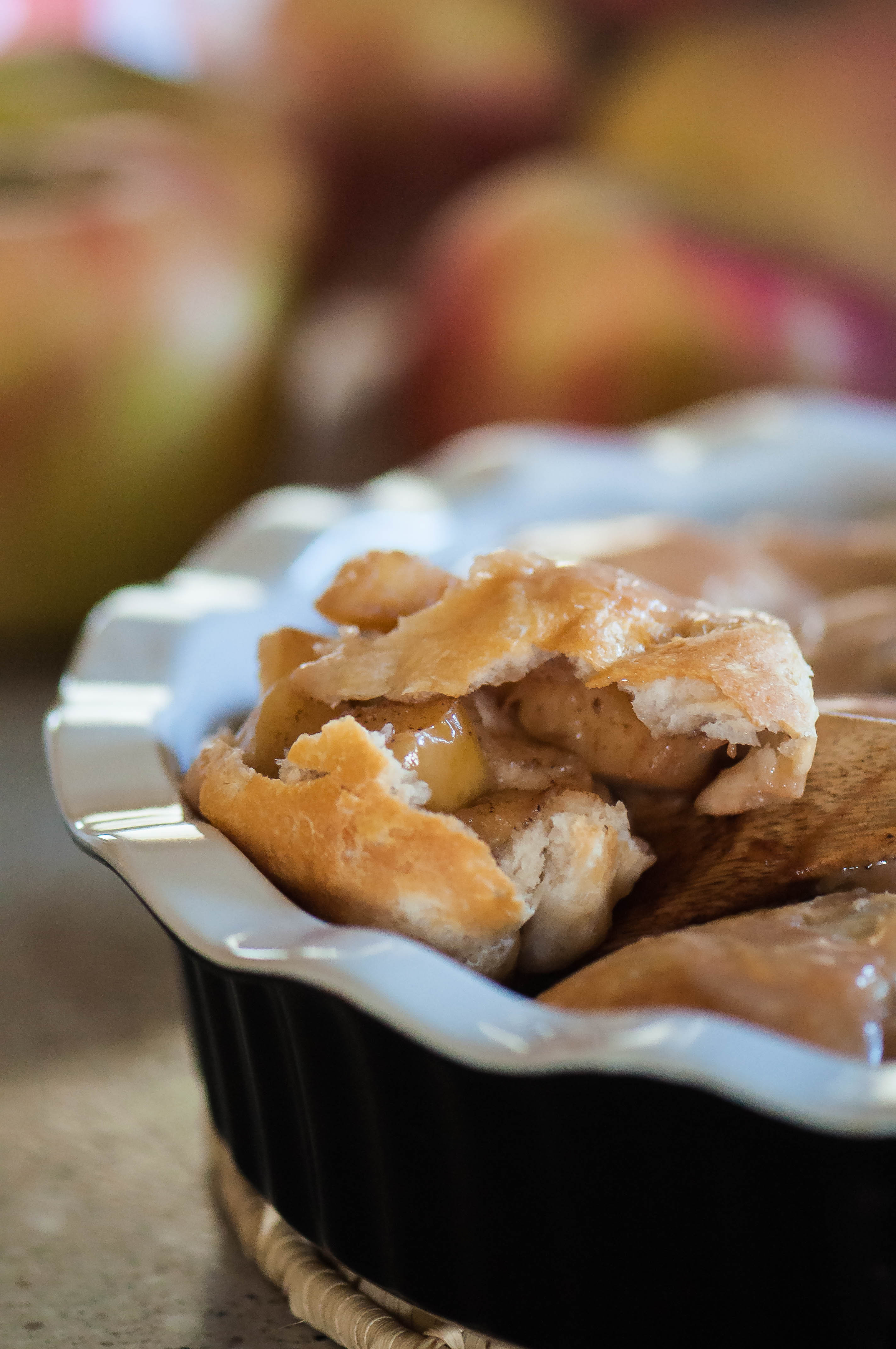 Apple Pie Cinnamon Roll Bombs