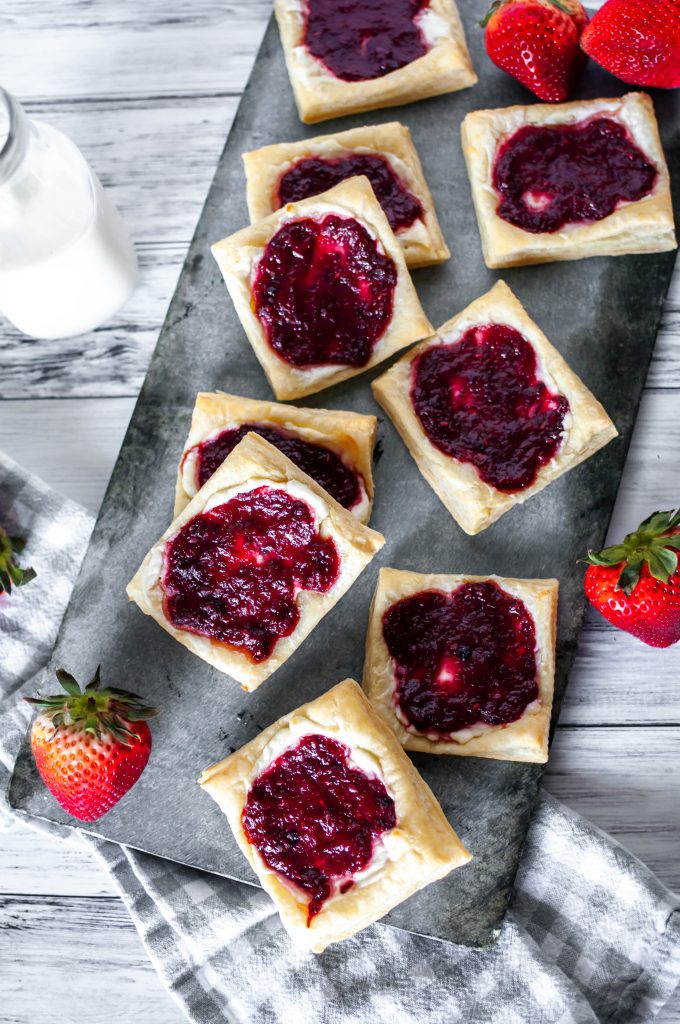 Mixed Berry Cream Cheese Danish