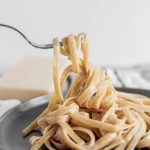 Roasted Garlic Alfredo will quickly become your go to weeknight meal. Garlicky, cheesy, nutty and done in less than 30 minutes.