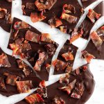 Candied Bacon Bark is a super simple, 4-ingredient treat that is perfect for the bacon lover in your life this Christmas. A fun, different addition to your Christmas baking list this year.