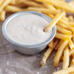 Spicy Fry Sauce is perfect for dipping those crispy french fries and onion rings. A classic fry sauce with a few spicy additions.