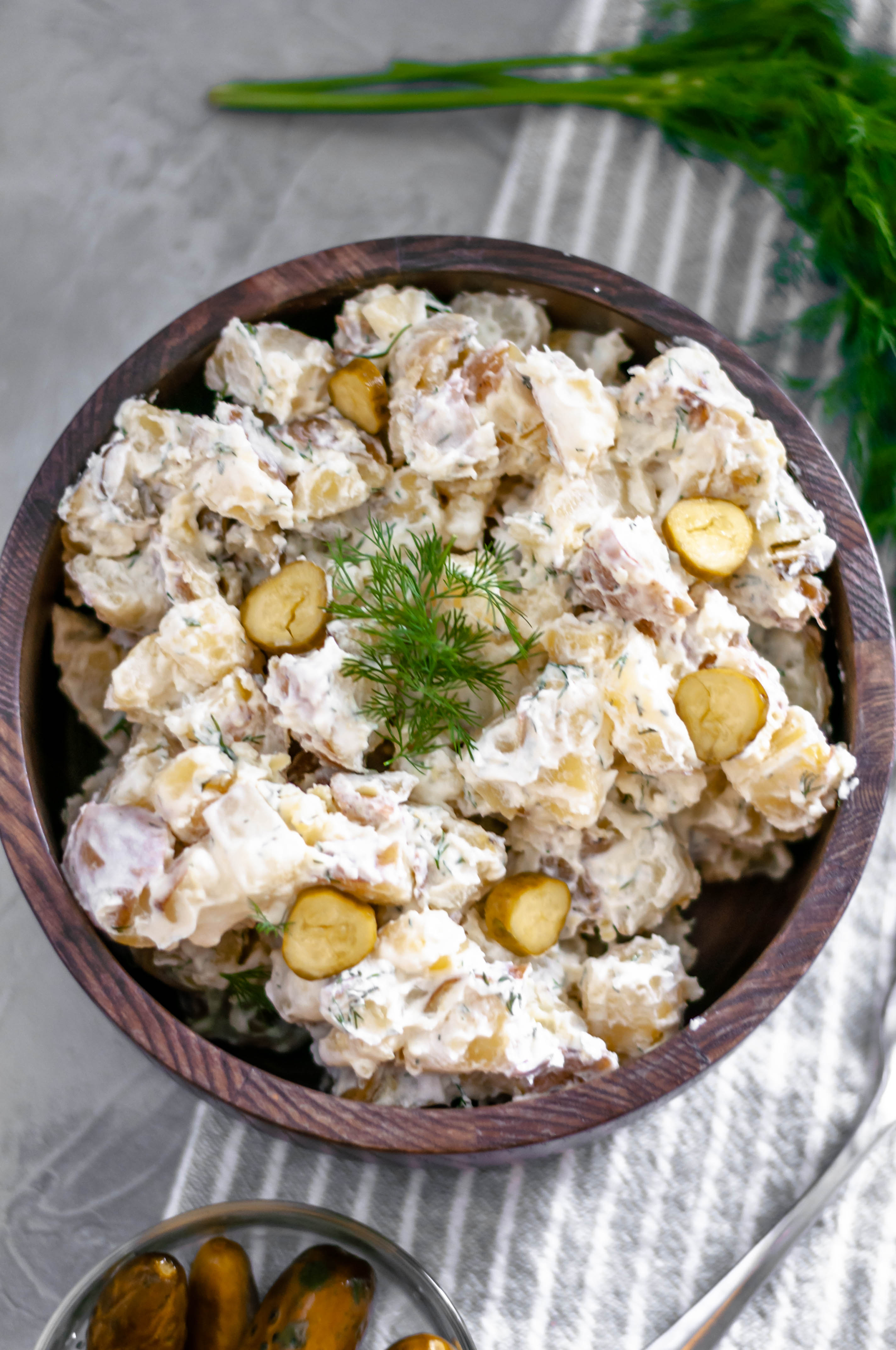 If you're a pickle lover, you need to try this Pickle Potato Salad ASAP. Tender potatoes, crunchy pickles and a creamy dill sauce.