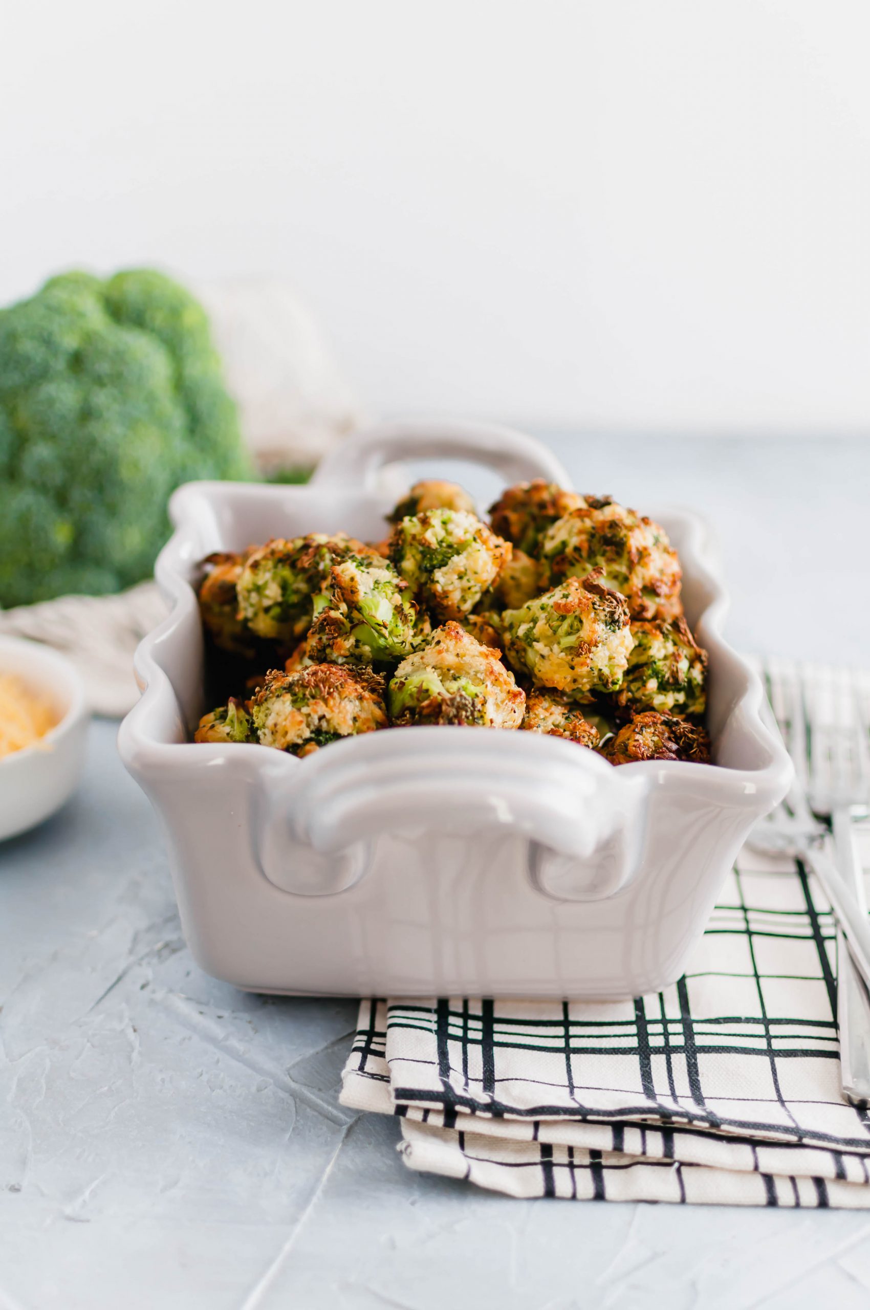 Air Fryer Broccoli Cheese Bites make a wonderful appetizer for any party or a fun side dish. The new presentation is sure to get your kids to love broccoli.