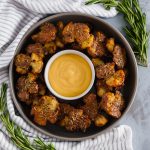 Rosemary Smashed Potatoes are just what you need this holiday season. Fancy enough for guests but easy enough for weeknights. Super crispy and flavorful.