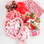 Keep your Valentine's dessert easy, fun, delicious and festive this year with this Valentine's Dessert Board. A few simple, homemade treats mixed in with some adorable store-bought options.