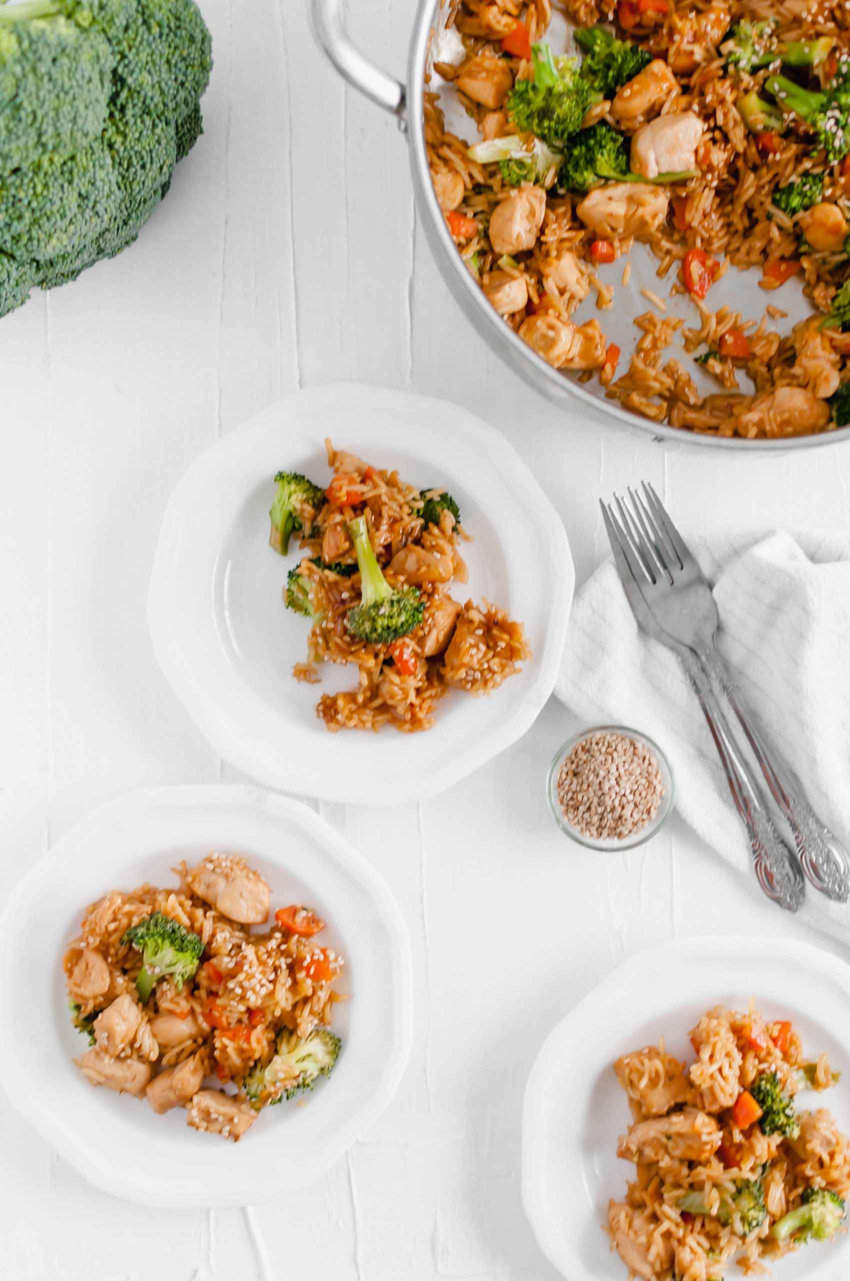 This One Pan Teriyaki Chicken and Rice only takes 30 minutes to prepare and is packed full of flavor. The perfect weeknight meal.