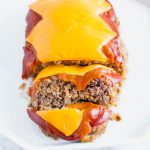 All the glorious flavors of a cheeseburger packed into an easy, weeknight friendly Cheeseburger Meatloaf. It's sure to become a family favorite.
