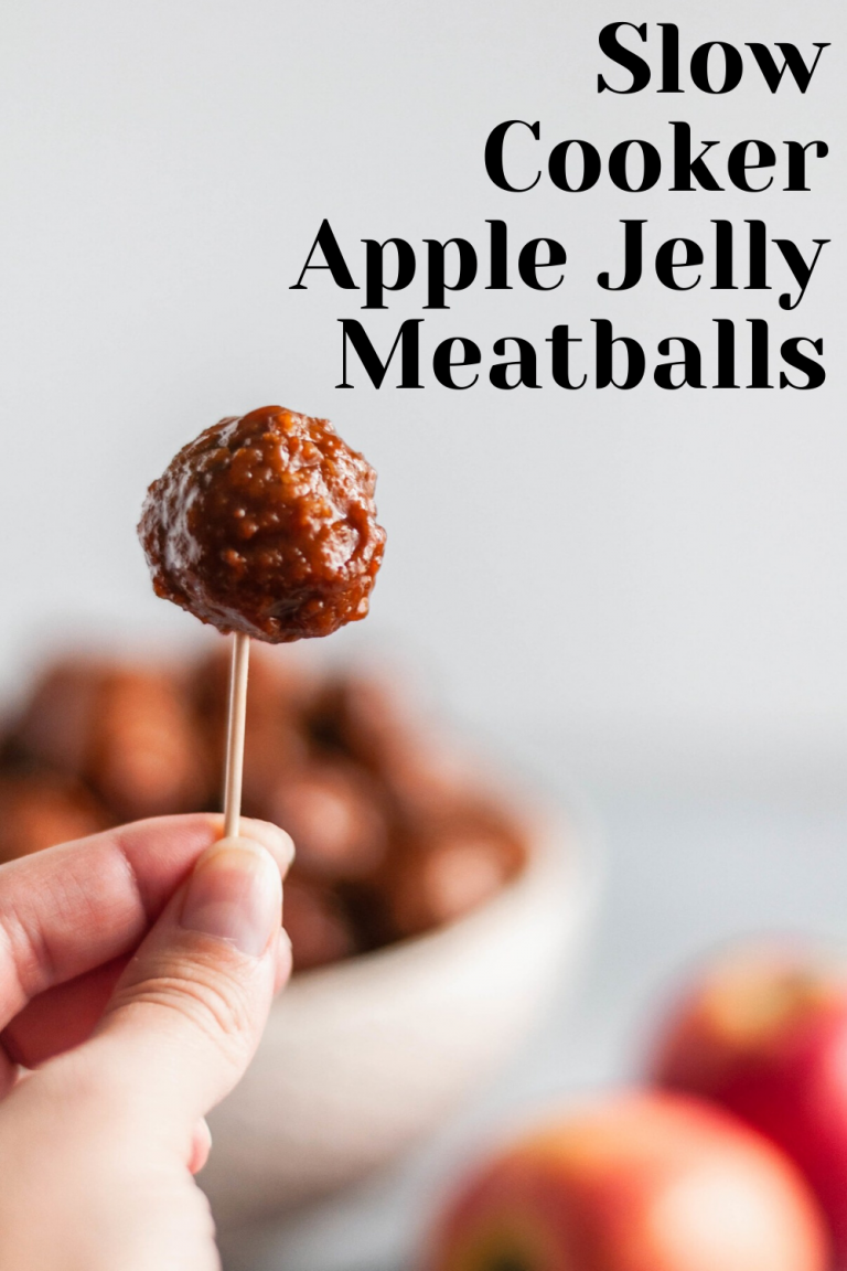 Slow Cooker Apple Jelly Meatballs Meg's Everyday Indulgence