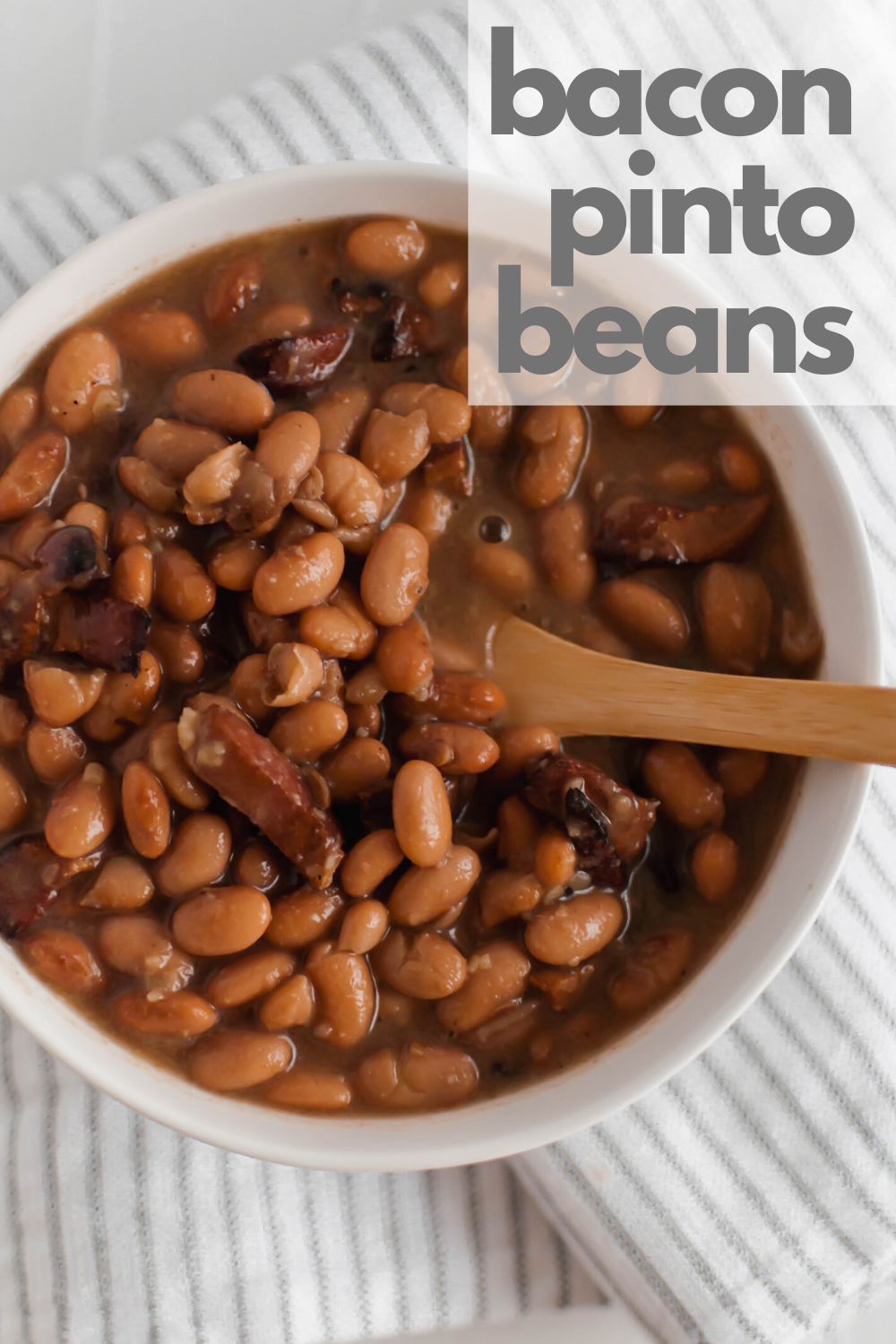 Bacon Pinto Beans Meg's Everyday Indulgence