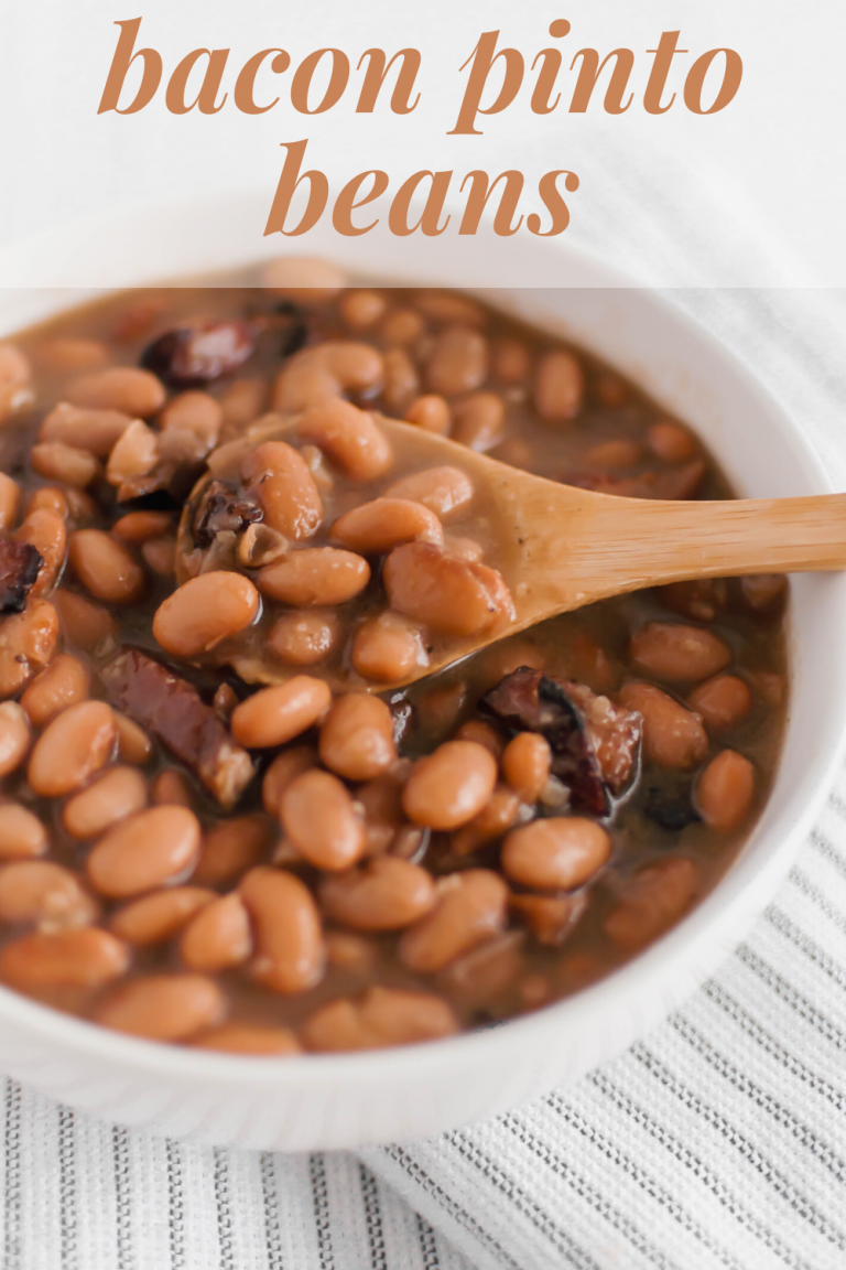 Bacon Pinto Beans Meg's Everyday Indulgence