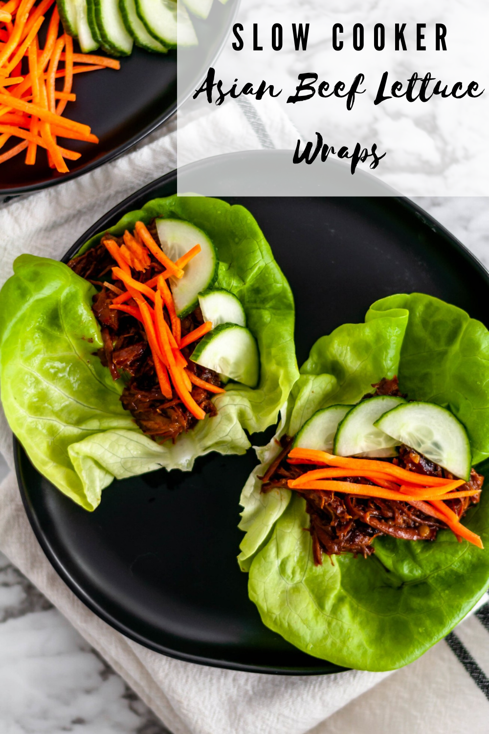Slow Cooker Asian Beef Lettuce Wraps Meg's Everyday Indulgence