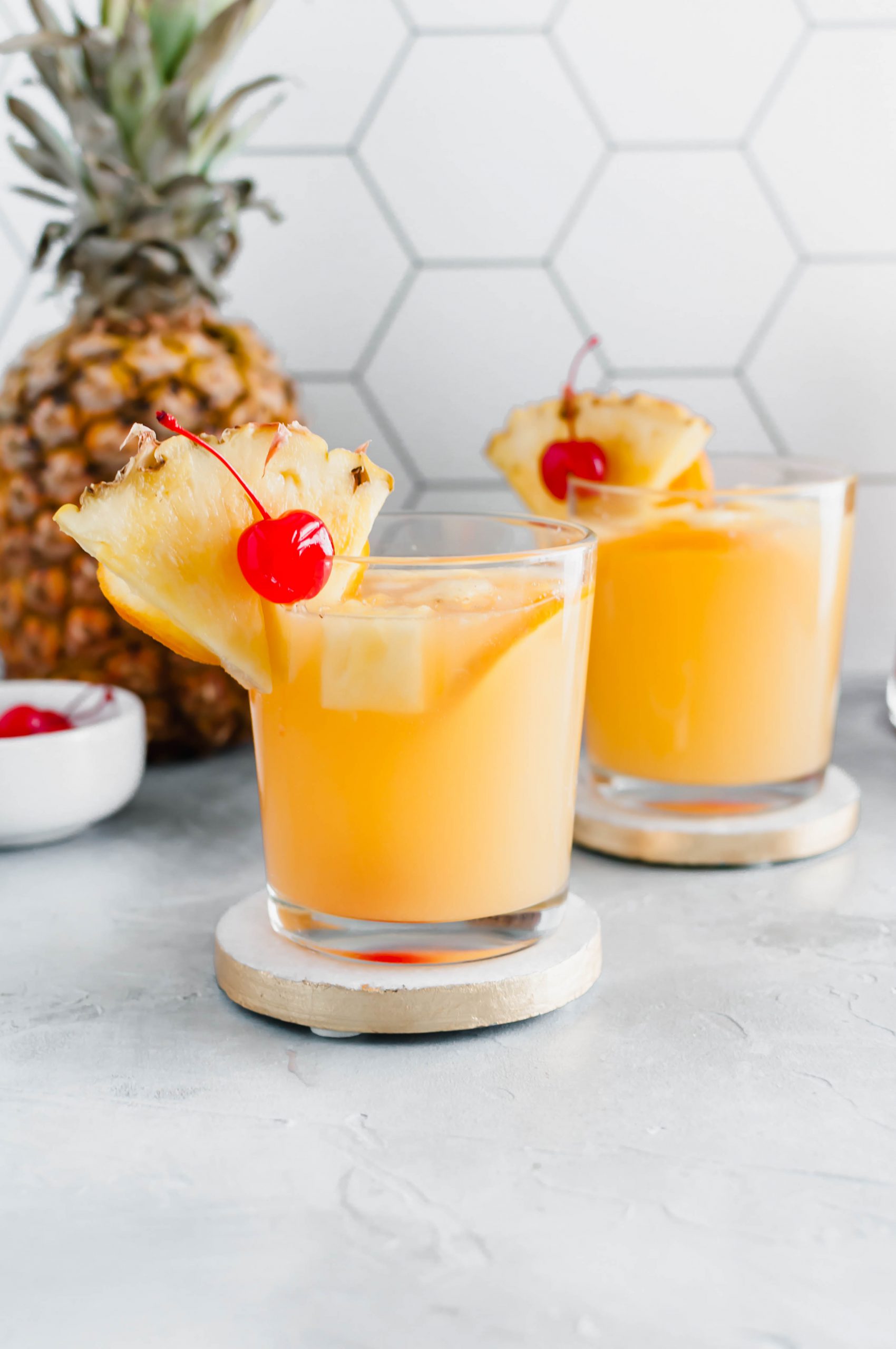 Warm weather calls for this refreshing, tropical Summer Sangria. Sweet moscato wine, tropical juices, coconut rum and delicious fruit meld together to create the tastiest summer drink.