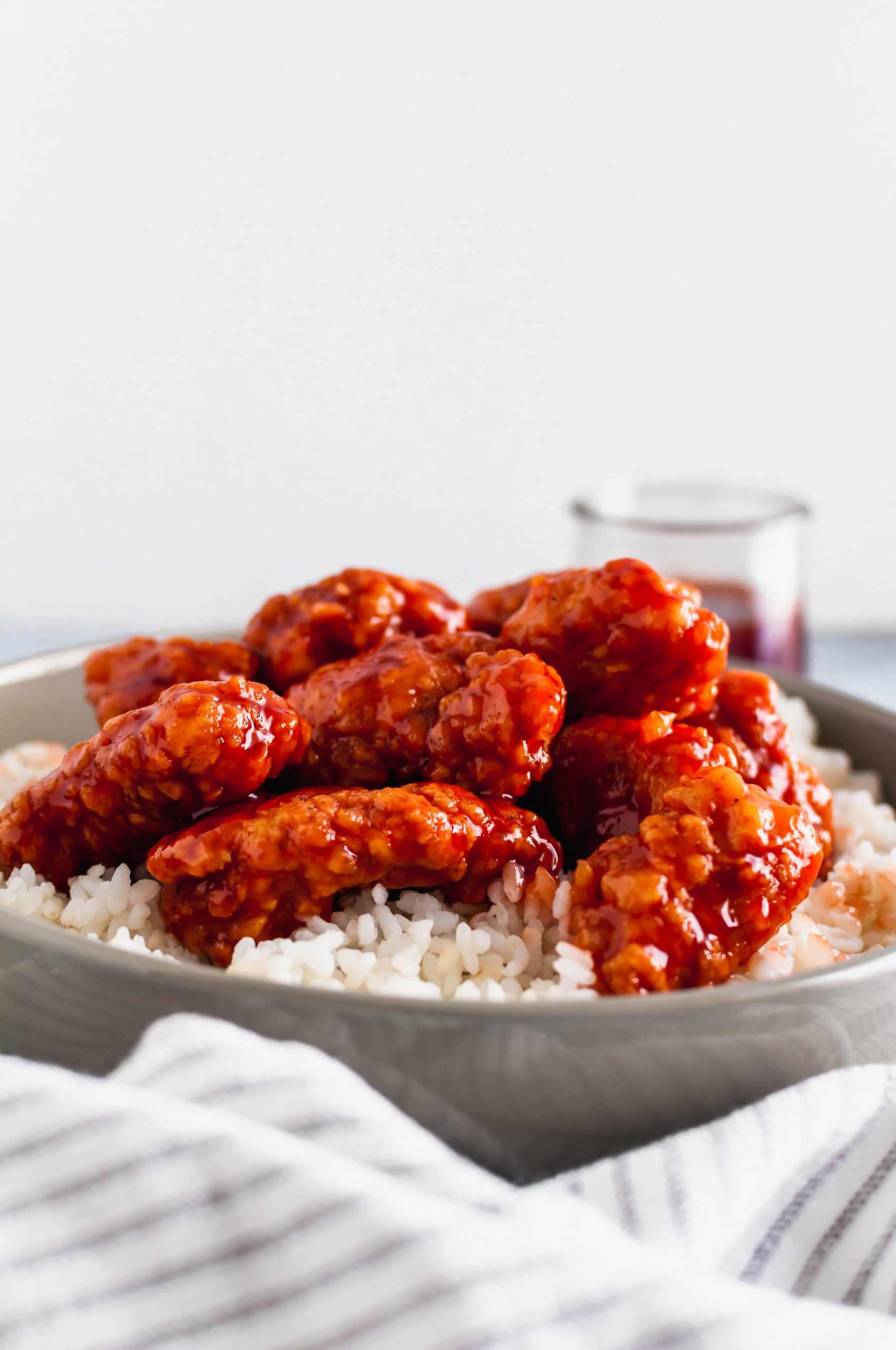 Skip the takeout tonight and make this Easy Sweet and Sour Chicken instead. A shortcut ingredient makes this dish super easy for any night of the week.