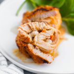 This Buffalo Stuffed Turkey is the ultimate summer dinner. Thin turkey cutlets stuffed with a buffalo sauce spiked cream cheese and blue cheese, rolled and grilled to juicy perfection.