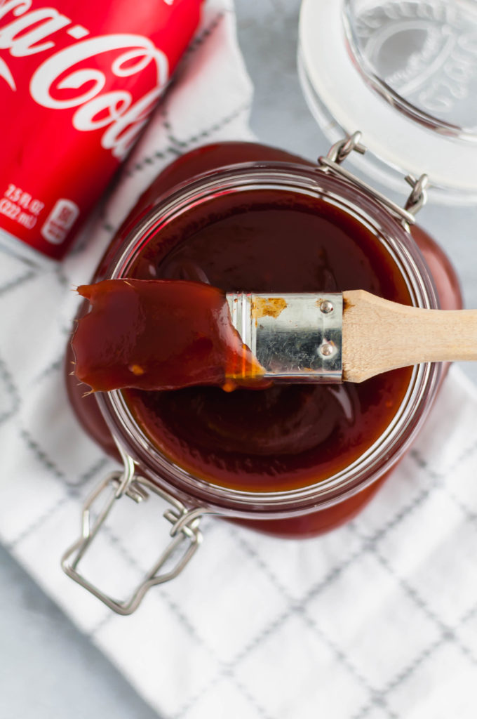 This Coca Cola BBQ Sauce is simple to make and packed with sweet and tangy flavors. Perfect for all your summer grilling.